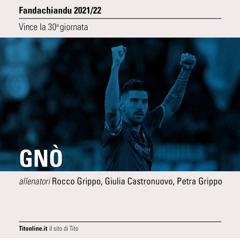 fanda2022 30 giornata gnò e cicilardone
