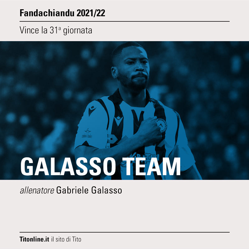 fanda2022 31 giornata galasso team