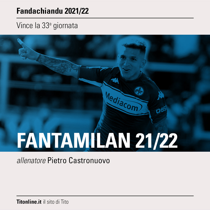 fanda2022 33 giornata fantamilan