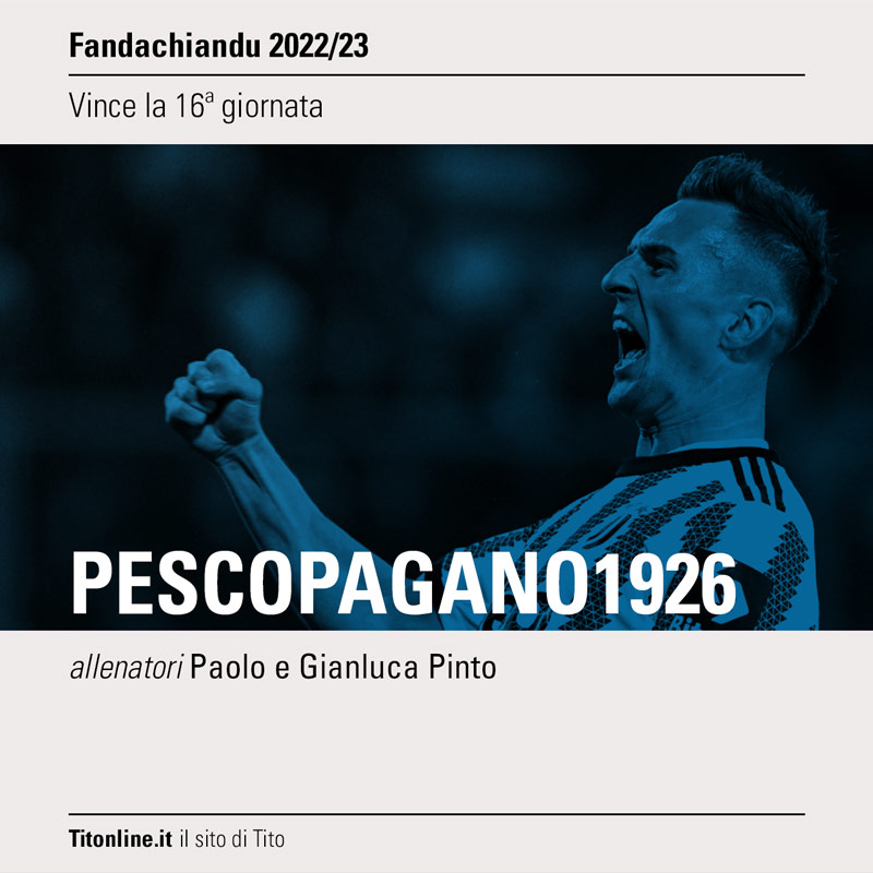 fandachiandu 2023 giornata 15 giornata galasso team e nummifavré