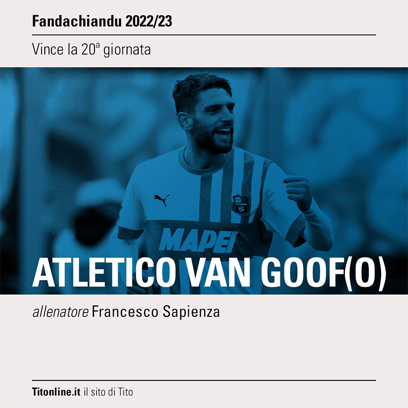 fandachiandu 2023 giornata 20 vr46 e atletico van goof(o)
