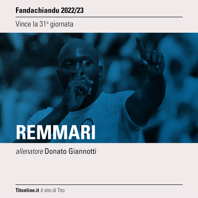 fandachiandu 2023 giornata 30giornata remmari