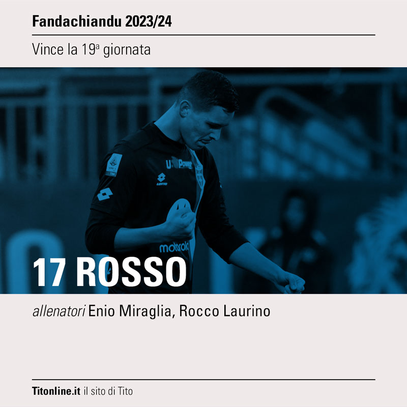 fandachiandu 2024 19 giornata 17 rosso miraglia laurino