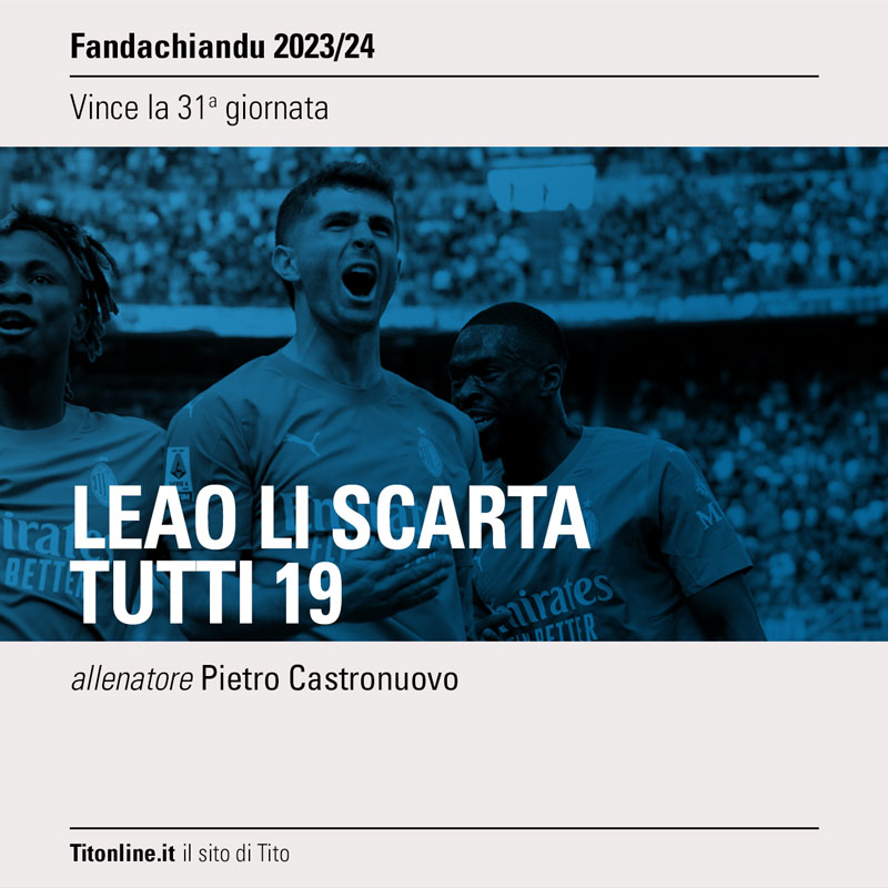 fandachiandu 2024 31 giornata leao li scarta tutti