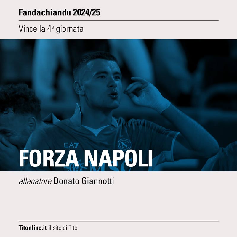 fanda2025 04giornata Forza Napoli, Donato Giannotti