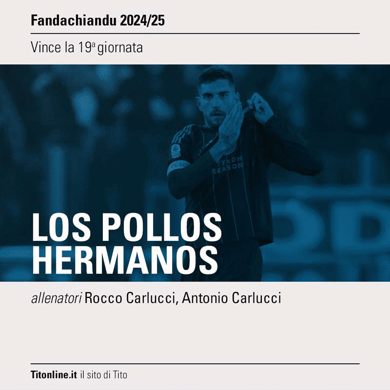 fanda2025 giornata 19 los pollos hermanos e apollo 11