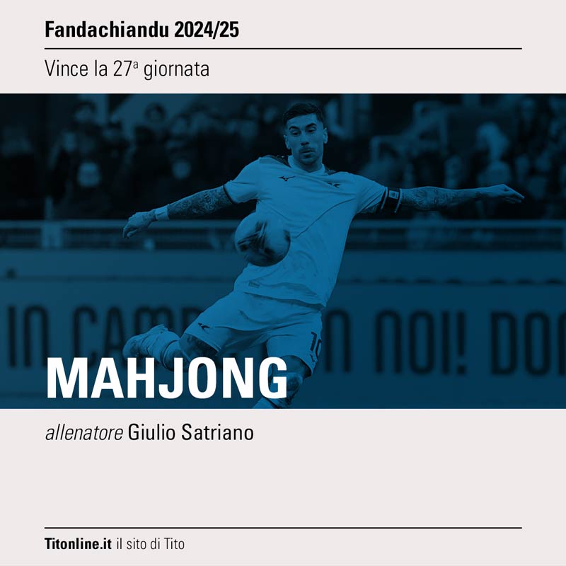 fanda2025 giornata 27 mahjong giulio satriano