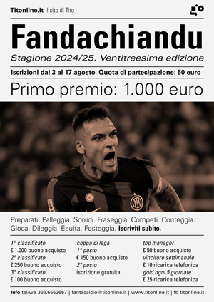 Fandachiandu n.23, il fantacalcio titese