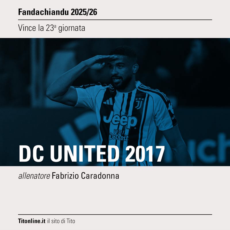 fanda2026 23a giornata vince dc united di fabrizio caradonna